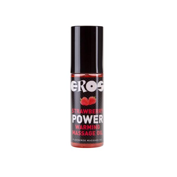 Aceite de Masaje Efecto Calor Fresa Power 100 ml