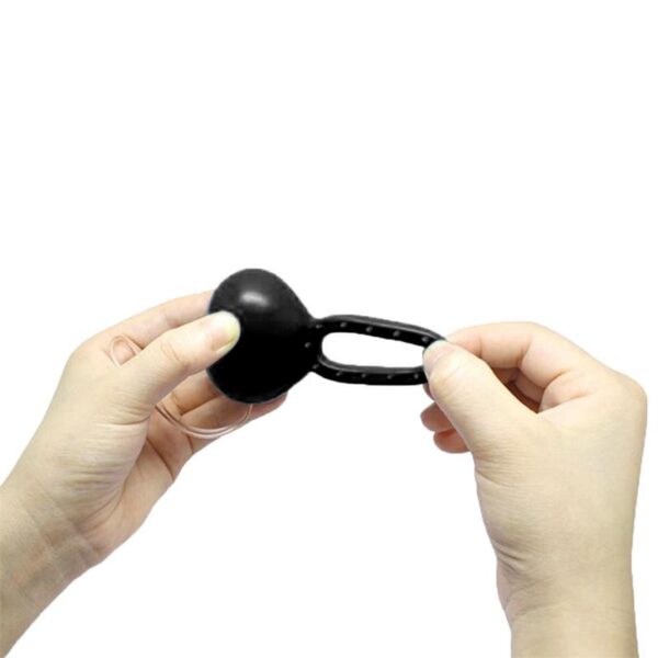 Anillo Vibrador con Control Remoto Negro - Imagen 3