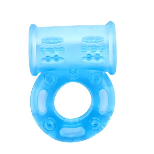 Anillo Vibrador para el Pene Bull Ring Azul - Imagen 3