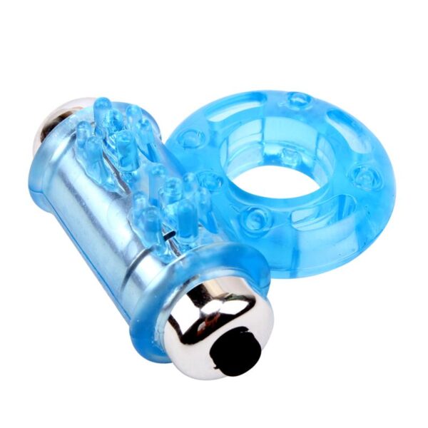 Anillo Vibrador para el Pene Bull Ring Azul - Imagen 6