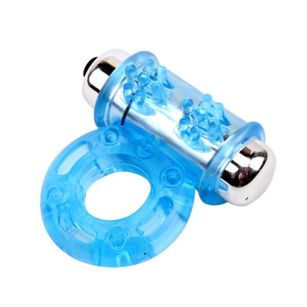 Anillo Vibrador para el Pene Bull Ring Azul - Imagen 7