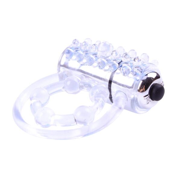 Anillo Vibrador para el Pene Clear Transparente - Imagen 2