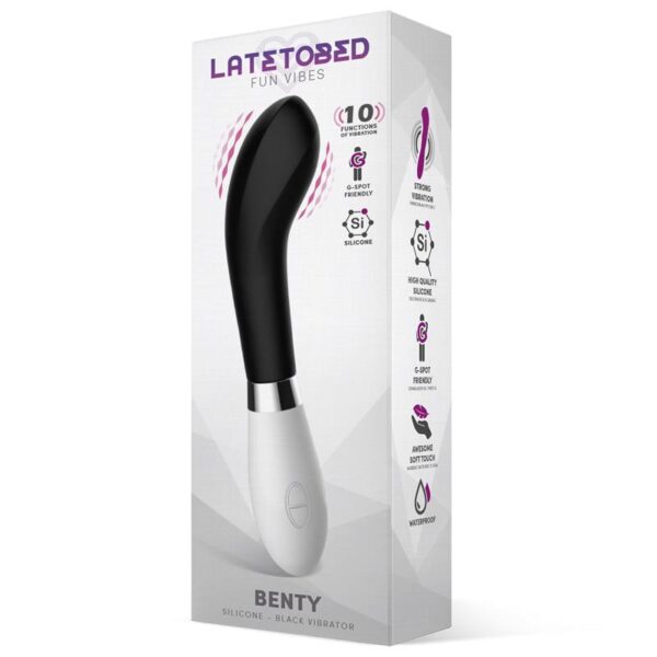 Benty Vibrador Silicona Negro - Imagen 2