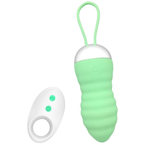 Brightgreen Huevo Vibrador Control Remoto USB Silicona - Imagen 3