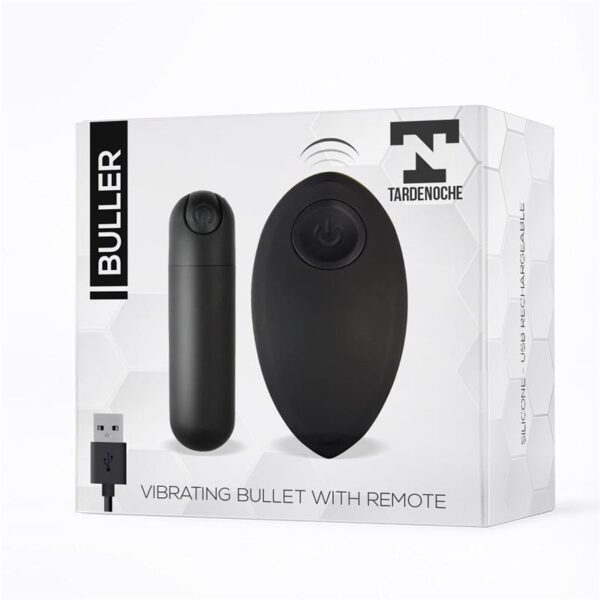 Buller Bala Vibradora Control Remoto USB Negro - Imagen 2