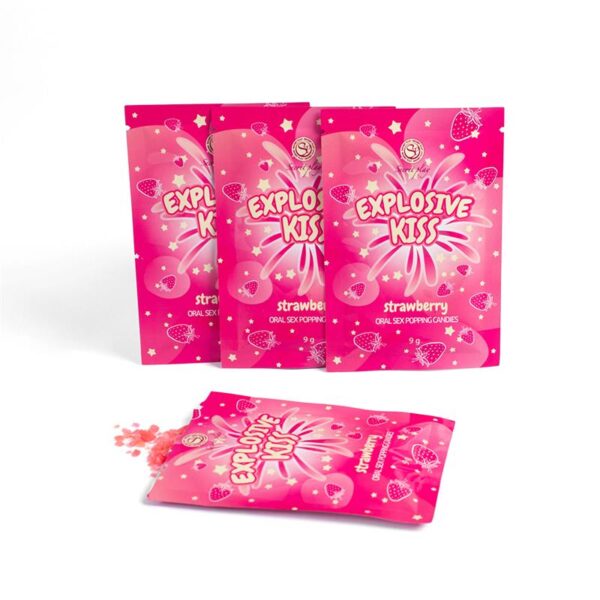 Caramelos Explosivos Sexo Oral Popping Candies Unidad Sabor Fresa - Imagen 5