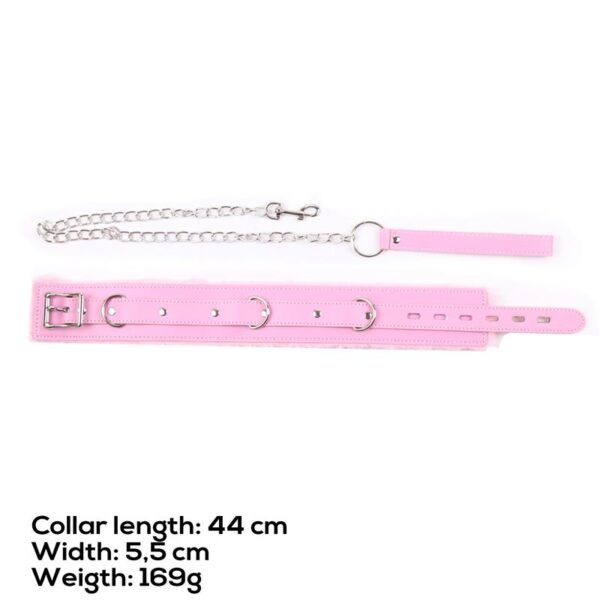 Collar con Correa Rosa Pastel - Imagen 8