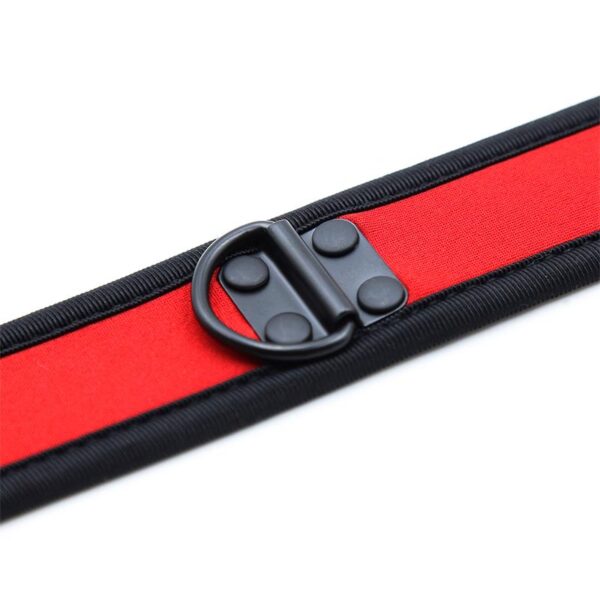 Collar de Neopreno Ajustable Rojo - Imagen 5