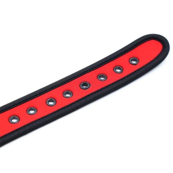 Collar de Neopreno Ajustable Rojo - Imagen 6