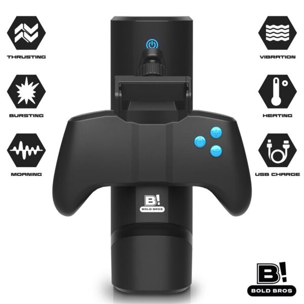 Conty Masturbador con Thrusting, Vibración y Calor Game Controller - Imagen 4