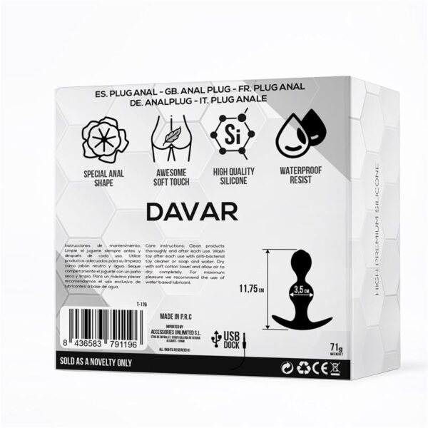 Davar Pluf Anal Silicona - Imagen 3