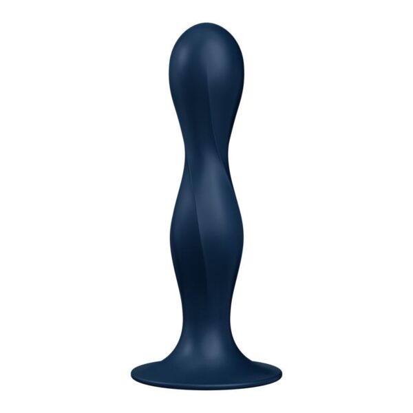 Dildo con Bola Interna Double Ball-R Azul - Imagen 3