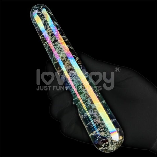 Dildo de Cristal que Brilla en la Oscuridad Dark Twilight Slim Fantasy - Imagen 2