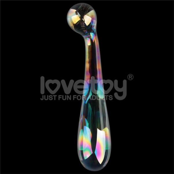 Dildo de Cristal que Brilla en la Oscuridad Twilight Gleam Alluring Arc - Imagen 2