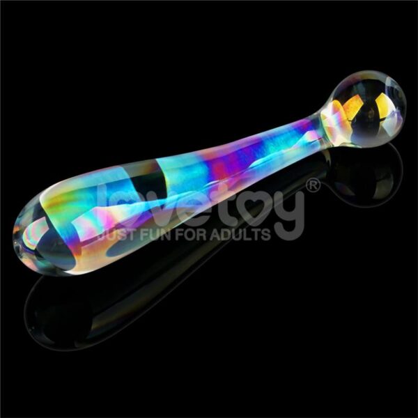 Dildo de Cristal que Brilla en la Oscuridad Twilight Gleam Alluring Arc - Imagen 4