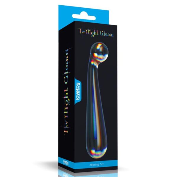 Dildo de Cristal que Brilla en la Oscuridad Twilight Gleam Alluring Arc - Imagen 5