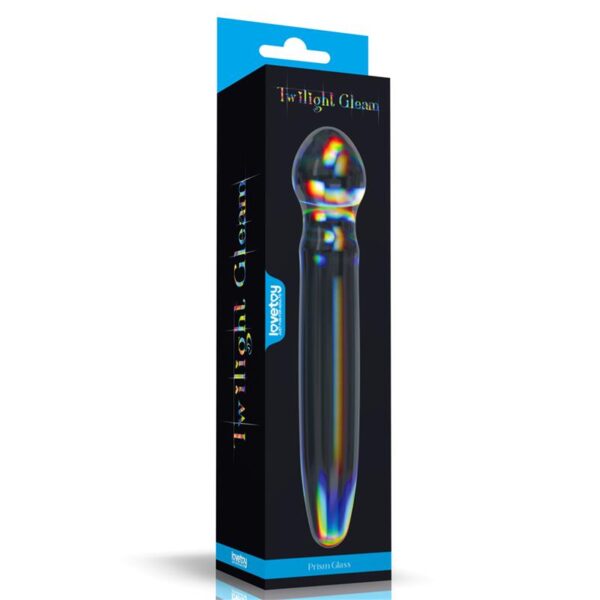 Dildo de Cristal que Brilla en la Oscuridad Twilight Gleam Prism Glass - Imagen 4