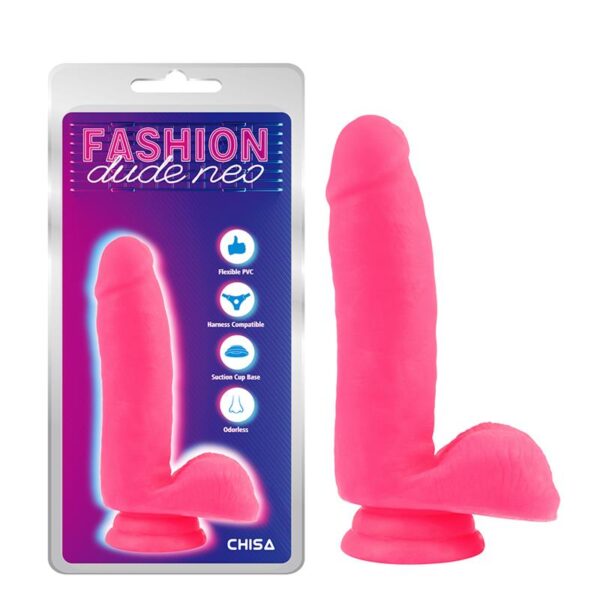 Dildo Dual Density 6.7 Rosa - Imagen 5