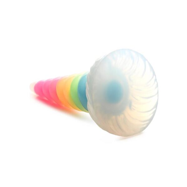 Dildo Luminiscente Rainbow Brilla en la Oscuridad - Imagen 3