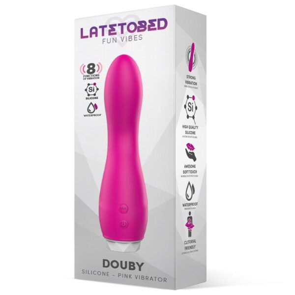 Douby Vibrador Silicona Rosa - Imagen 2