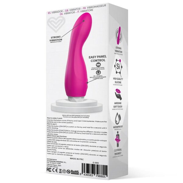 Douby Vibrador Silicona Rosa - Imagen 3