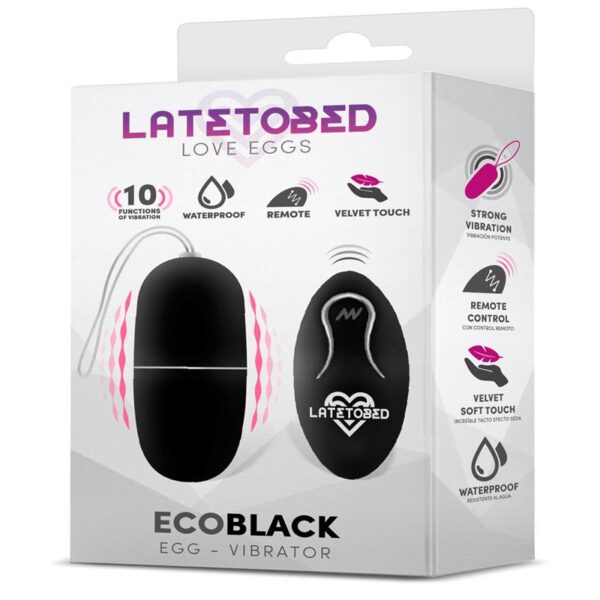 Ecoblack Huevo Vibrador con Control Remoto - Imagen 2