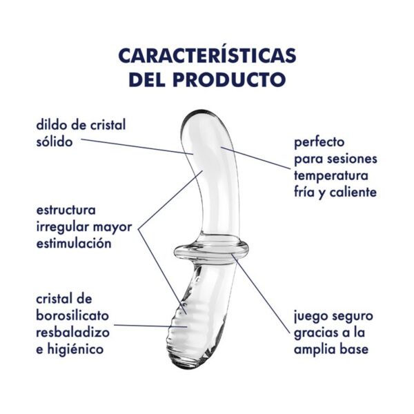 Estimulador de Cristal Double Crystal Hot and Cold Transparente - Imagen 5