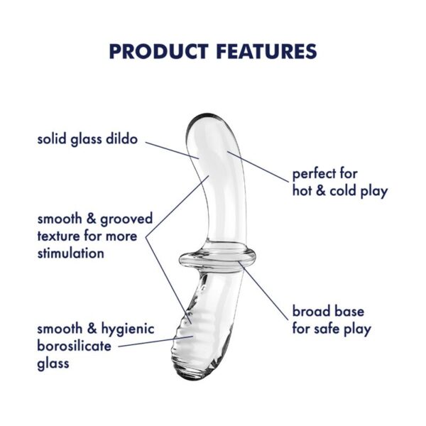 Estimulador de Cristal Double Crystal Hot and Cold Transparente - Imagen 6