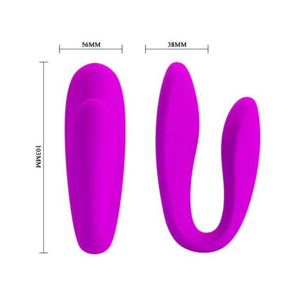 Estimulador de Parejas Control Remoto Rosa - Imagen 4