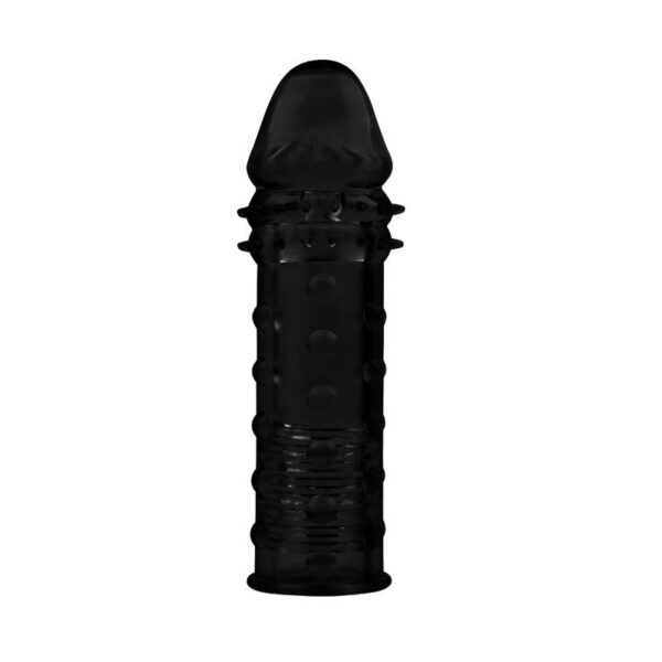 Funda para el Pene Extra Texture Negro - Imagen 2