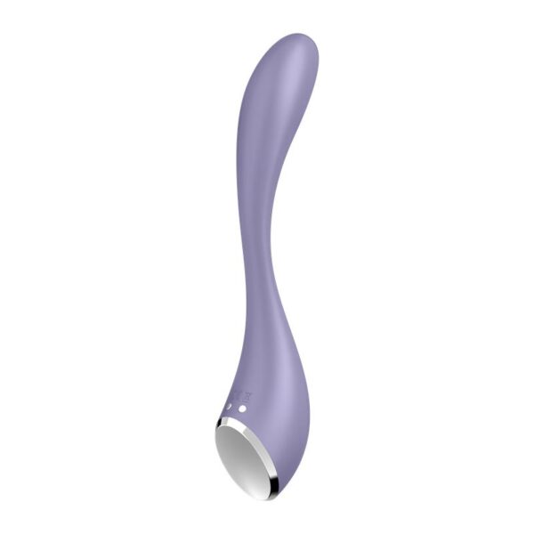 G-Spot Flex 5+ Multi Vibrador con Satisfyer Connect APP Lilac - Imagen 5