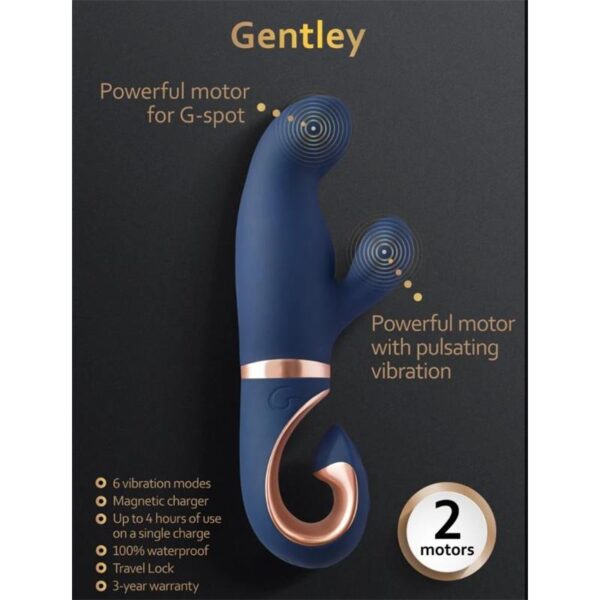 Gentley Vibrador Punto G Caribbean Blue - Imagen 3