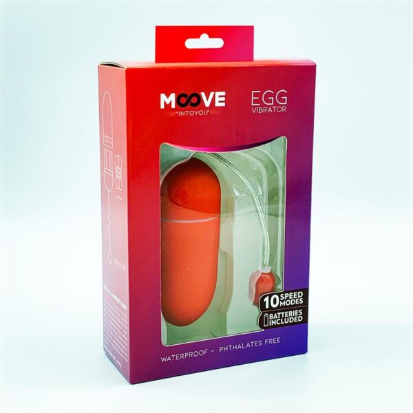 Huevo Vibrador 10 Funciones Rojo - Imagen 2