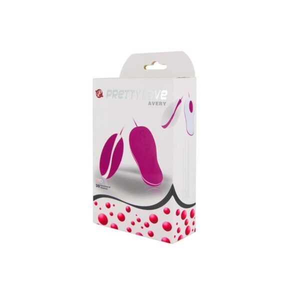 Huevo Vibrador Avery Color Rosa y Blanco - Imagen 5