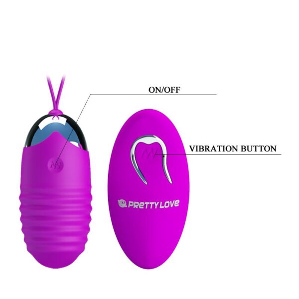 Huevo Vibrador Jessica USB Purpura - Imagen 6