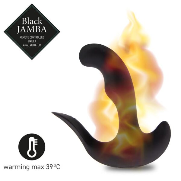 Jamba Vibrador Anal y Estimulador Punto G Negro - Imagen 5