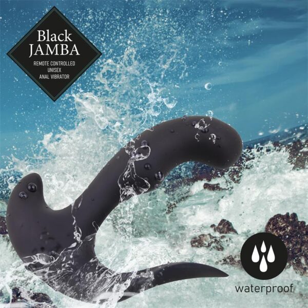 Jamba Vibrador Anal y Estimulador Punto G Negro - Imagen 6