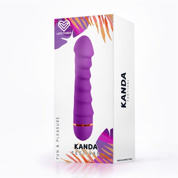 Kanda Vibrador Silicona Púrpura - Imagen 3