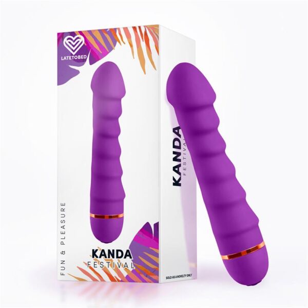 Kanda Vibrador Silicona Púrpura