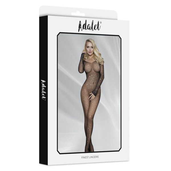 Maty Bodystocking Entepierna Abierta con Brillantes - Imagen 4