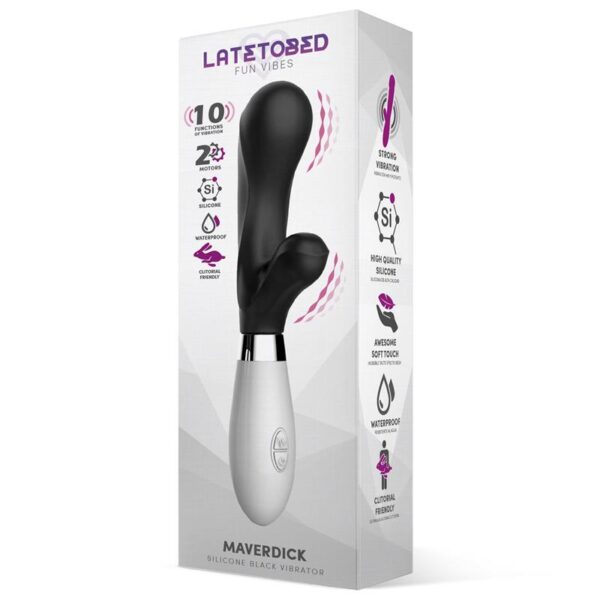 Maverdick Vibrador Silicona Negro - Imagen 2