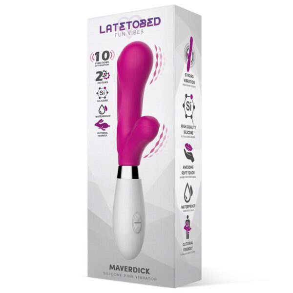 Maverdick Vibrador Silicona Rosa - Imagen 2