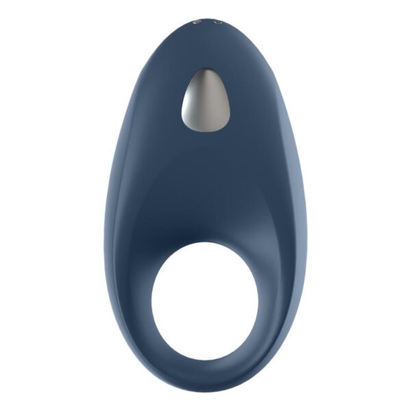 Mighty One Anillo Vibrador con APP Azul - Imagen 4