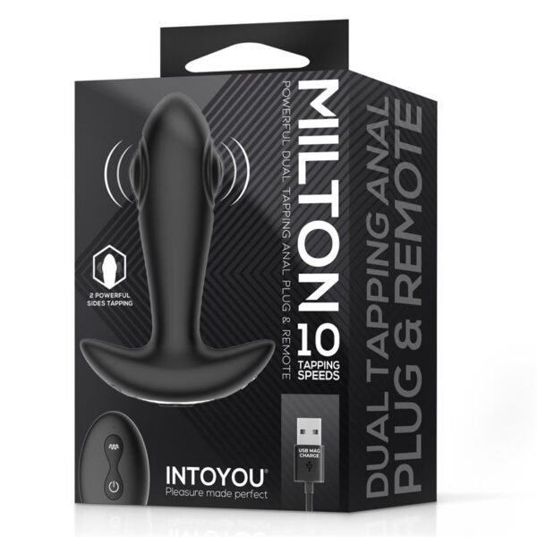 Milton Plug Anal con Doble Tapping y Control Remoto - Imagen 8