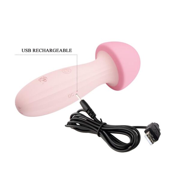 Mushroom Vibrador/Masajeador Silicona USB - Imagen 8