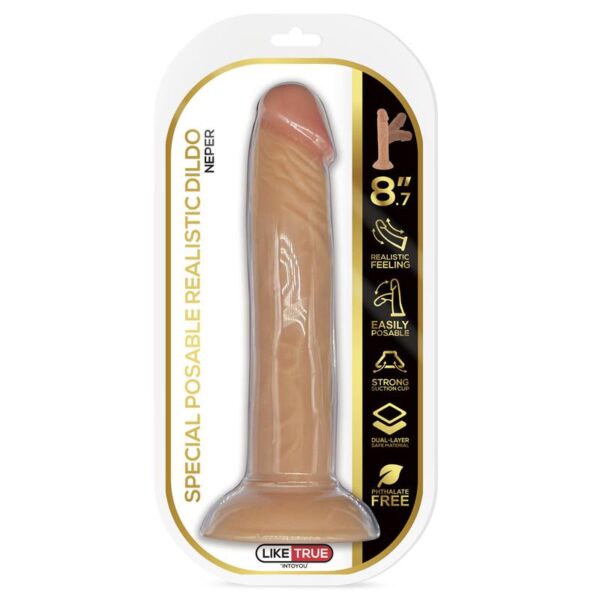 Neper Dildo Realista Articulable-Posable 8.7 Natural - Imagen 7