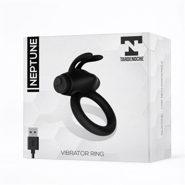 Neptune Anillo Vibrador Silicona Recargable USB - Imagen 7