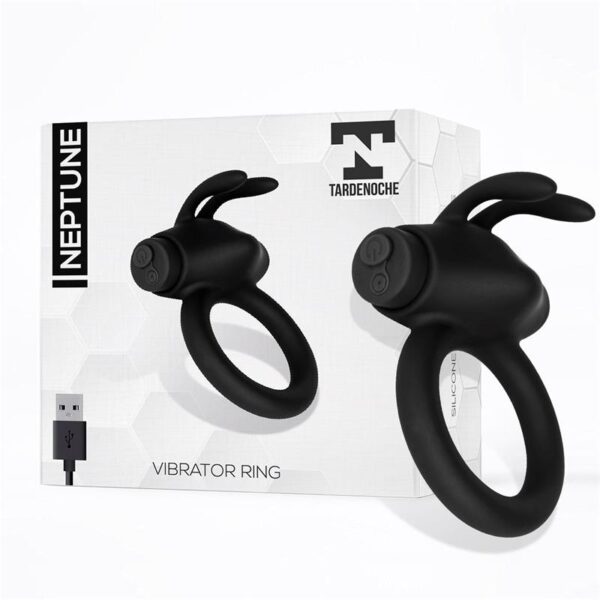 Neptune Anillo Vibrador Silicona Recargable USB