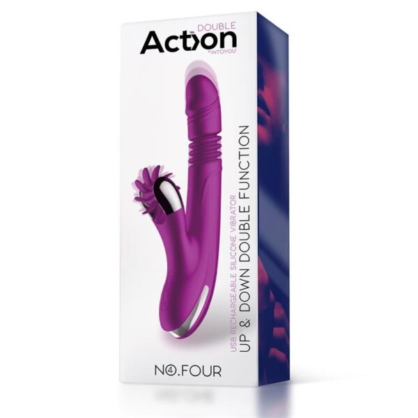 No. Four Vibrador Up and Down y Rueda Estimuladora - Imagen 5