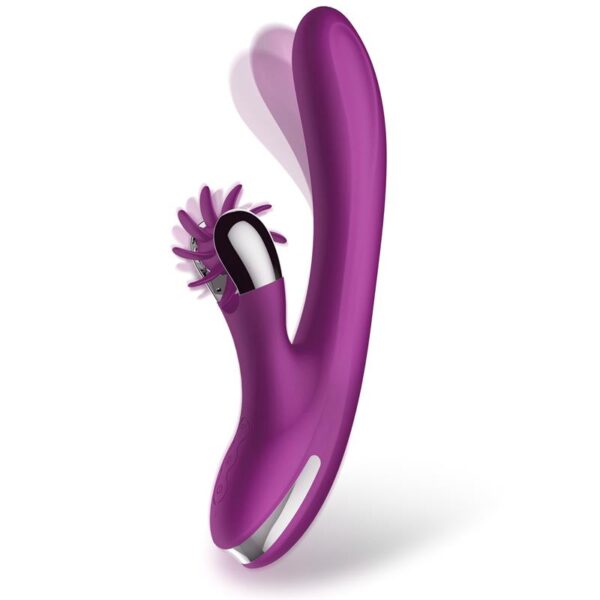 No. Two Vibrador Movimiento Finger y Rueda Estimuladora - Imagen 2